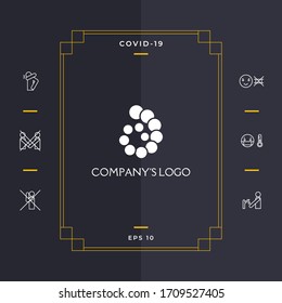 The logo is a spiral, a spiral chain of circles, the shell - is a symbol of development, enlightenment and wisdom.