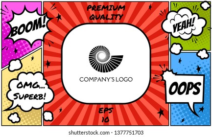 Logo spiral, shell - a symbol of development, enlightenment and wisdom.