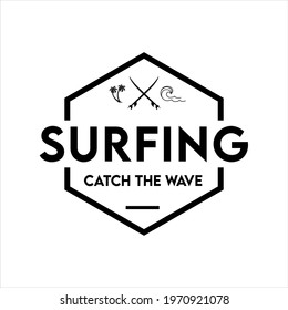 Logo Sport, Surfing Illustration vector