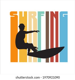 Logo Sport, Surfing Illustration vector