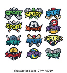 Logo sport team vector