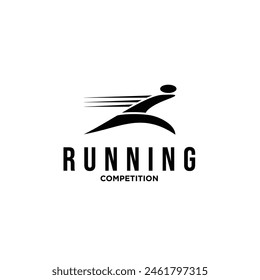 Logo para evento deportivo con running