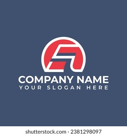 a logo for a sports supplies store, which is a distinctive logo that reflects the visual identity. Vector Illustration