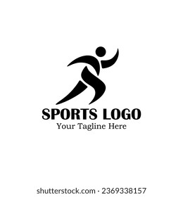 A logo with a sports theme, namely runners, can be used in various companies, especially in the field of running sports.