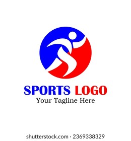 A logo with a sports theme, namely runners, can be used in various companies, especially in the field of running sports.