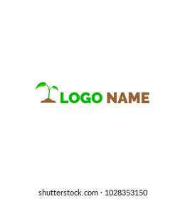 Logo sprout , eco logo