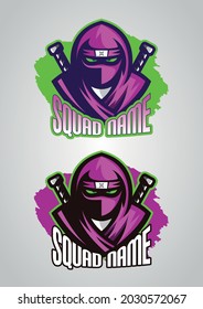 VECTOR DE JUEGOS DE LA PLAZA LOGO NINJA