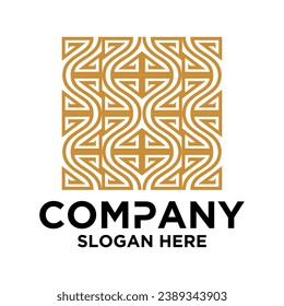 LOGO WITH A SQUARE BACKGROUND with a regular and attractive shape