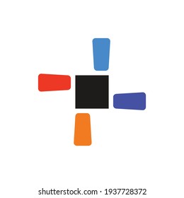 The logo is a square command mark, rotated 90 degrees. Edge