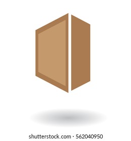 logo square geometric on abstract background for banner business. for various design artworks, cards vector banner
