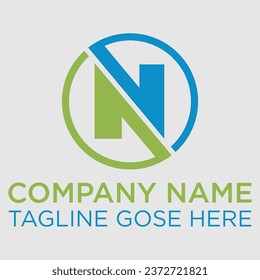 AN Logo square initial letter monogram, Letter N Icon Vector Logo Template Illustration Design. Vector EPS 8,n letter real estate logo design. n letter logo design vector, Simple and modern N.