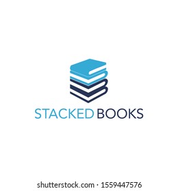 logo stacked books, SB initial books