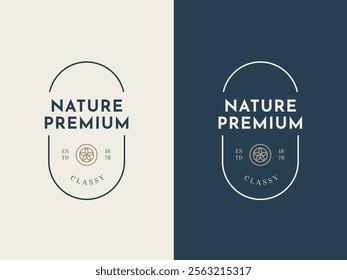 Logo Star, Communal, Curve concept. Vector brand indentity for business design, eco, company, hotel, spa, restaurant, cafe, resort