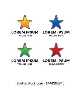 logo star on isolated white background