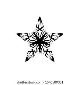 logo of star, tribal vector of sparkle insignia, icon symbol of luxury stardust, best decoration for happy new year and holidays