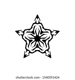 logo of star, tribal vector of sparkle insignia, icon symbol of luxury stardust, best decoration for happy new year and holidays