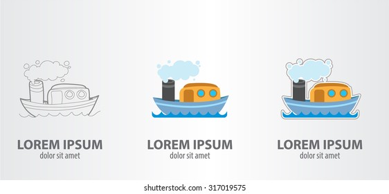 Logo steamship