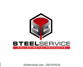 Logo Steel Service. Rolled Metal Products