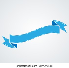 Logo Sticker Ribbon . Vector 