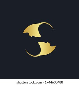 a logo of stingray fish