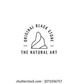 LOGO  STONE  LINE  STYLE  ILLUSTRATION  ICON  SYMBOL  DESIGN