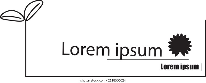 a logo for store or instagram page