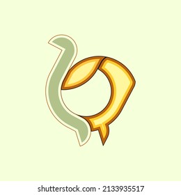 logo strange abstract design vecto