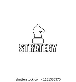 logo strategy games icon. Element of cybersport icon for mobile concept and web apps. Thin line logo strategy games icon can be used for web and mobile