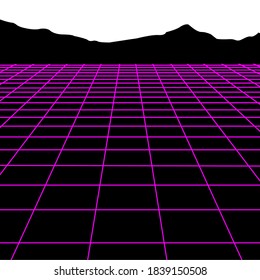 Logo StreetWear Mountain and Street Color Primary is Purple V2 Commercial Use