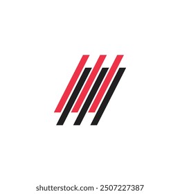 Diseño único de la tira del logotipo con el fondo en blanco