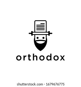 Logo with a strong orthodox icon.