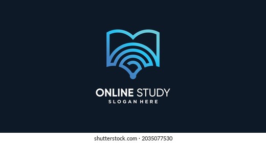 Logo for study with modern creative element concept Premium Vector part 5