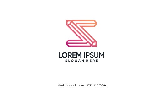 Logo for study with modern creative element concept Premium Vector part 3