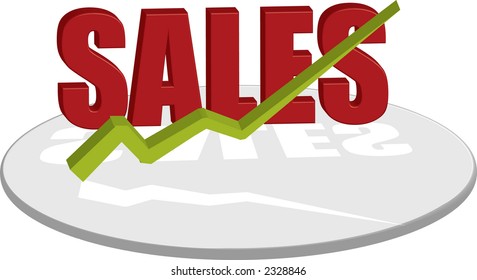 A logo style image that illustrates the sales
