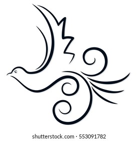 logo of stylized birds. 