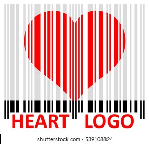 Logo stylized heart. 