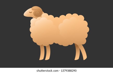 Logo is a stylized image of a sheep