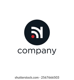 A logo with a stylized "N" inside a black circle, accompanied by the word "company" below it