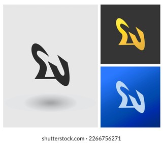 Logo SU Letter shape monogram style for company