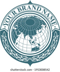 the logo suit for company that has a wide global market, navigation company, or publisher company 