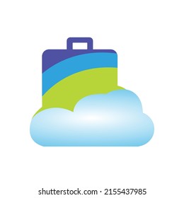 A logo suitable for cloud service