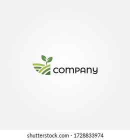 The logo is suitable for the needs of companies engaged in Farming or plant bussiness