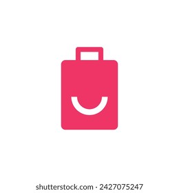 Logo maleta sonrisa con fondo en blanco