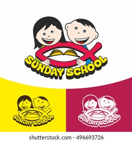 Logo Sunday School. Christian Symbols. The Church Of Jesus Christ.