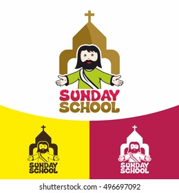 Logo Sunday School. Christian Symbols. The Church Of Jesus Christ.