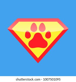 Logo Super Hero Dog