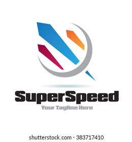 Logo Super Speed Icon Element Template Design Logos