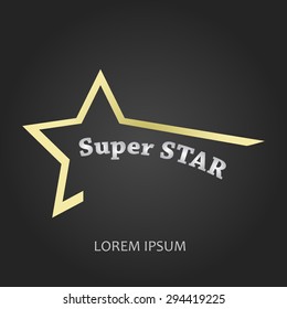 Logo Super Star. Vector