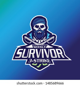 logo survivor 3 strike vector 