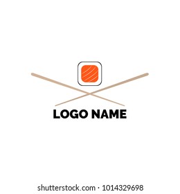 Logo for sushi bar, shop , restaurant , fast food, and much more